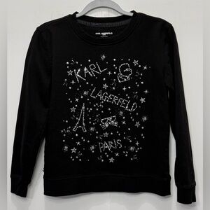 Karl Lagerfeld Black Sweatshirt